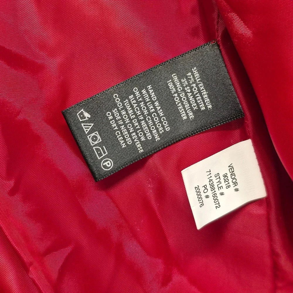 Multiples Women's Red Open Grommeted Jacket Size XL